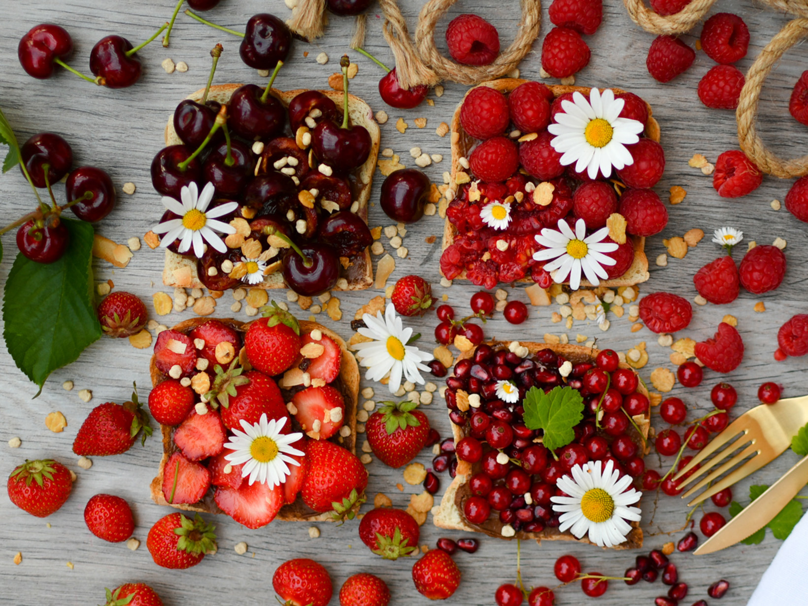 Obsttoast, Magic Toast, Süßer Toast, Früchtebrot, Marmeladetoast, zuckerfrei, ohne Zucker, Fruchttoast, Früchtetoast, Toast mit Früchten