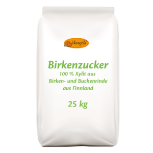 Birkengold Xylit 25 kg Sack Vorderseite